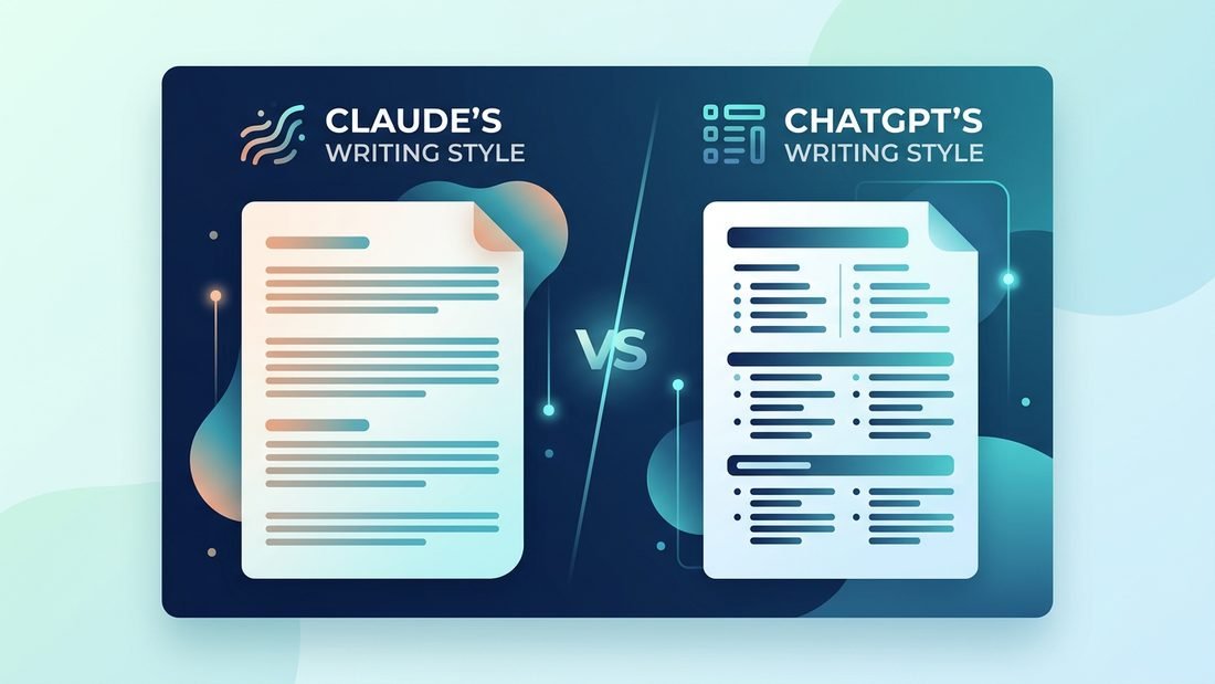 مقارنة جودة الكتابة بين Claude وChatGPT