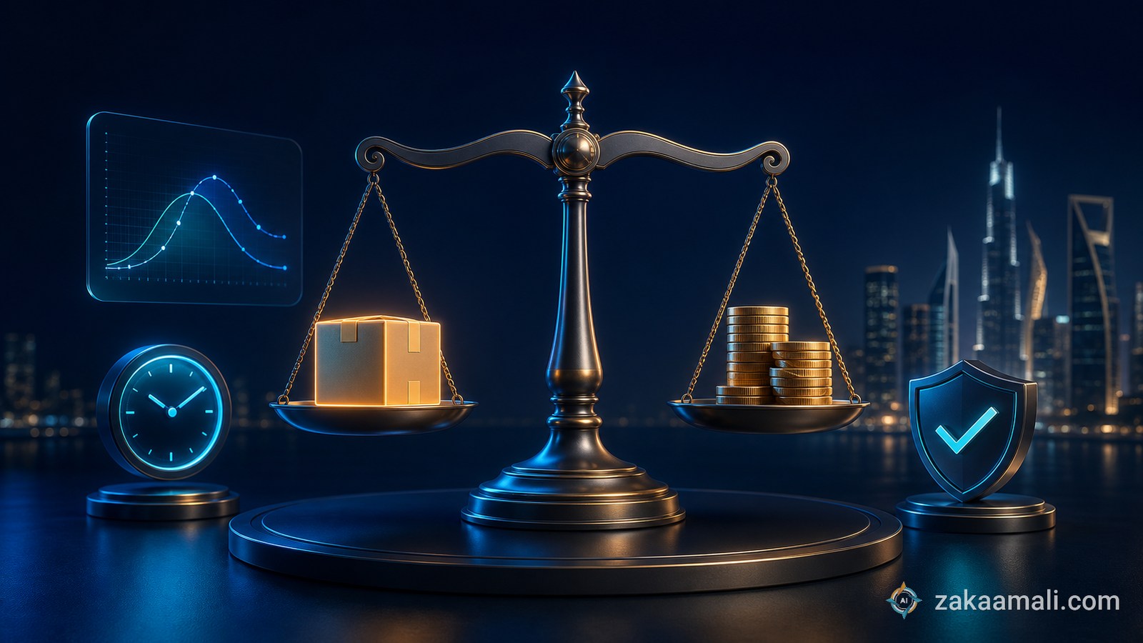 توازن مؤشرات التوافر ورأس المال ومستوى الخدمة