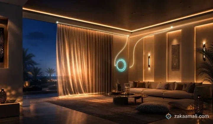 البيت الذكي والتصميم الداخلي بالذكاء الاصطناعي 2026: دليل تحويل منزلك الخليجي