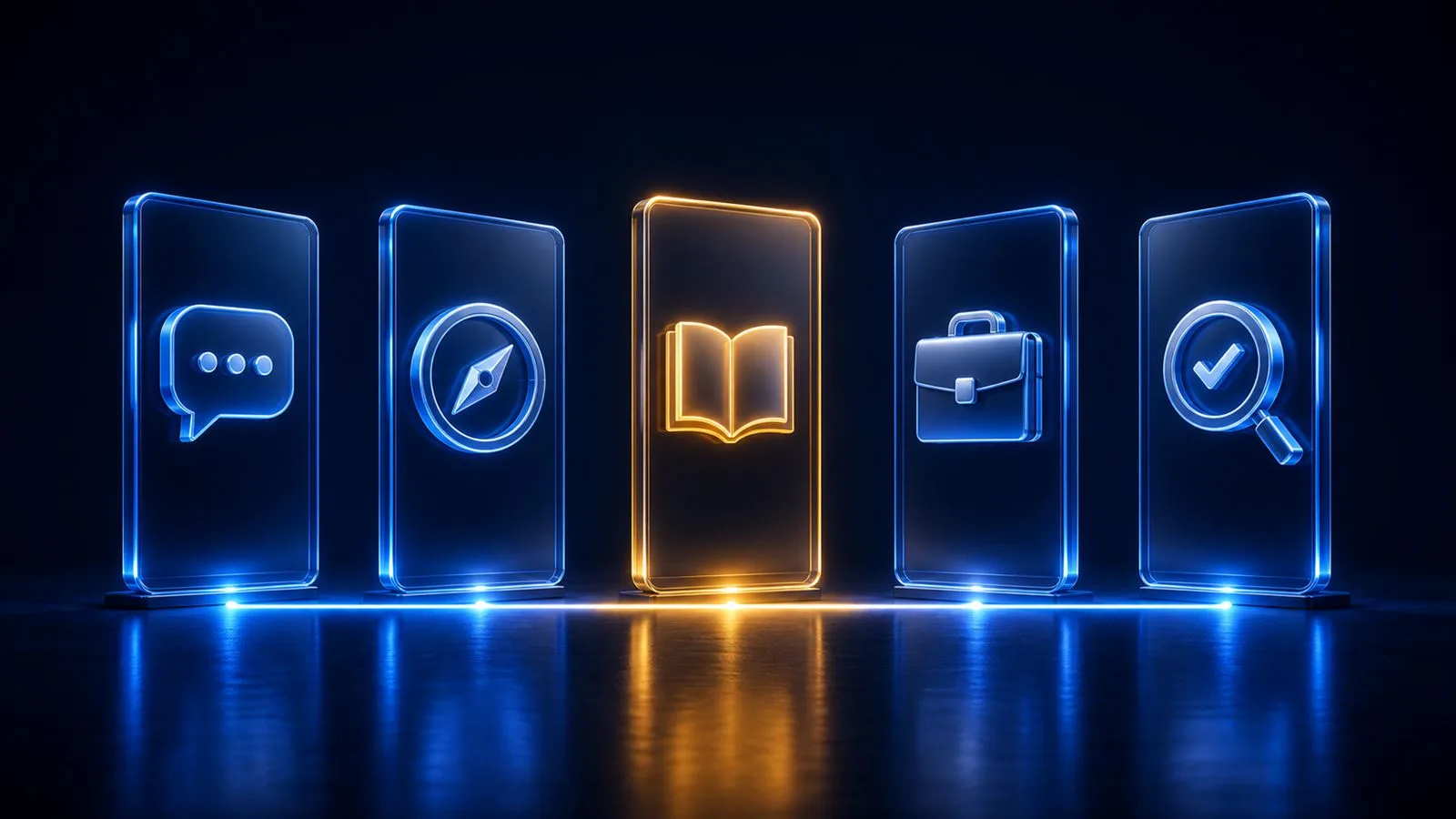 مقارنة بصرية بين خمسة اشتراكات ذكاء اصطناعي مدفوعة جنباً إلى جنب