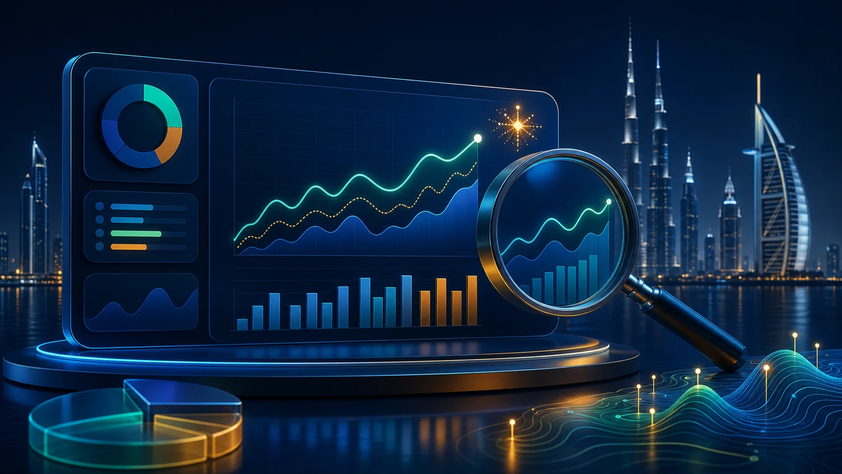 لوحة مؤشرات Excel ومخططات تفاعلية لاتخاذ القرار