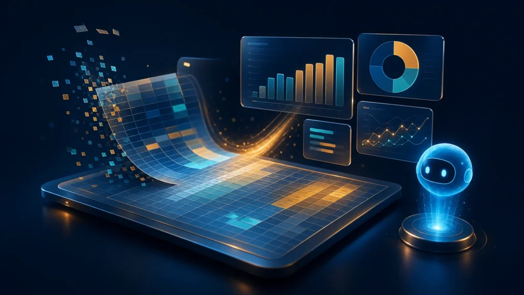 تحليل بيانات Excel بالذكاء الاصطناعي بالعربي 2026: Copilot ولوحات المؤشرات للشركات الخليجية