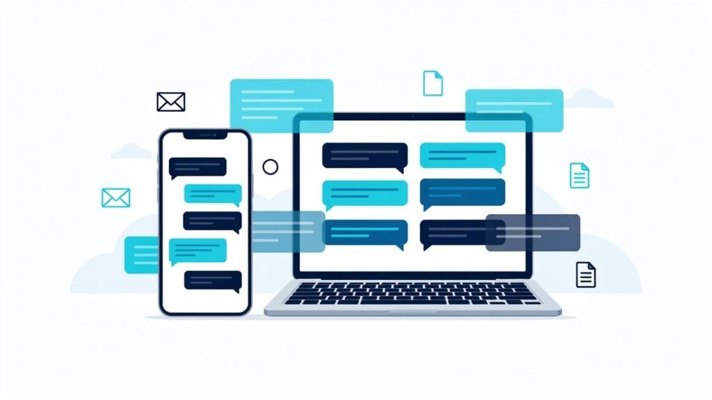 واجهة Google Gemini على الهاتف والحاسوب