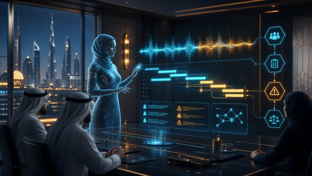 إدارة المشاريع والاجتماعات بالذكاء الاصطناعي في السعودية والخليج 2026