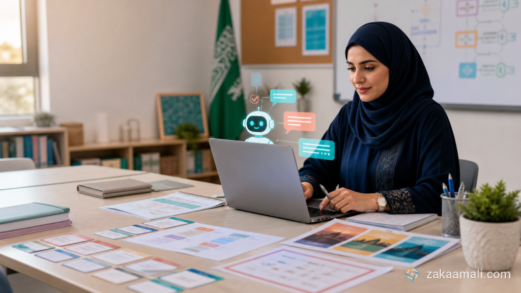 Brisk Teaching بالعربي 2026: حوّل ملف المنهج إلى درس واختبار متمايز مجانًا