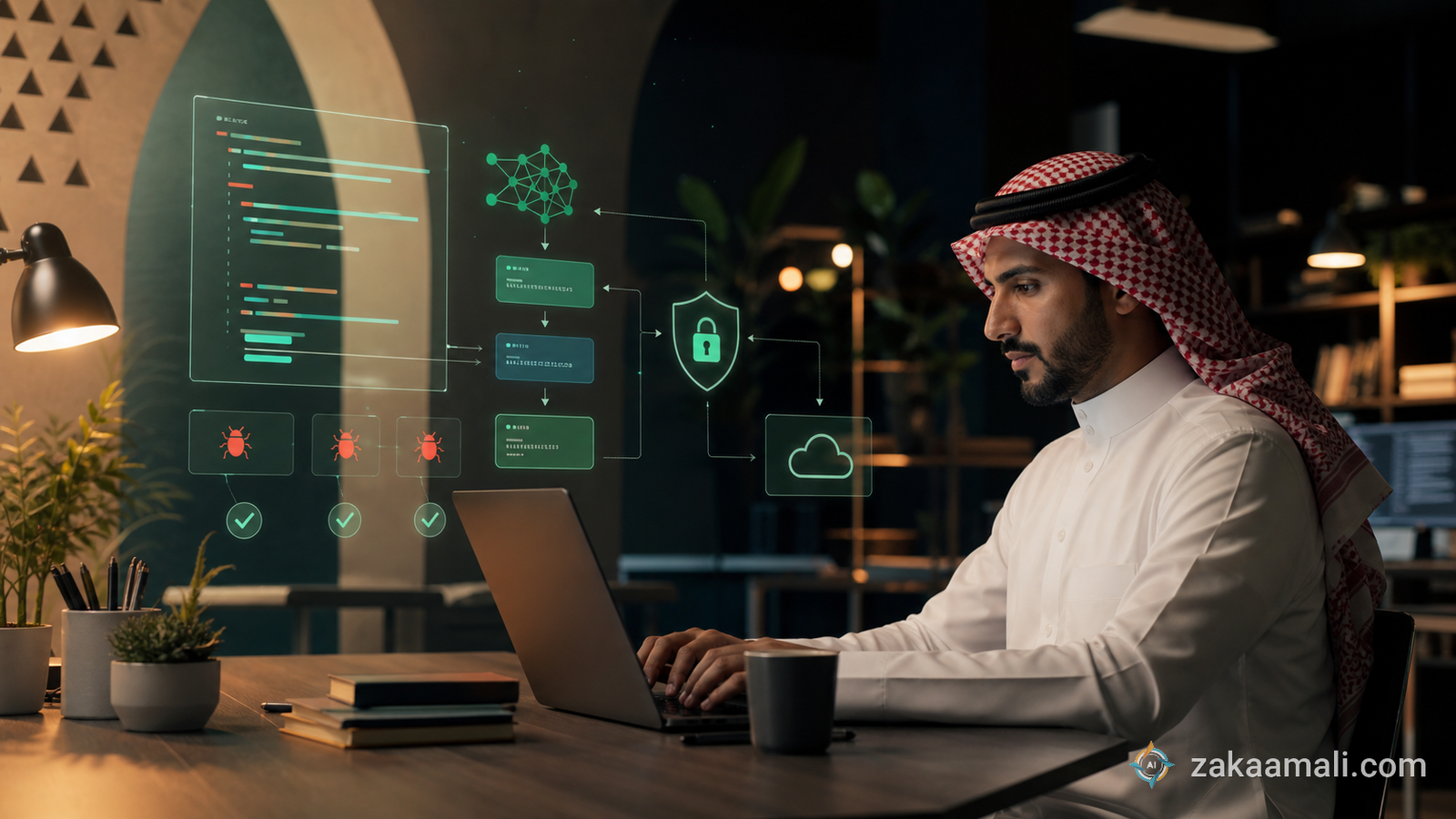 مطور سعودي يستخدم DeepSeek لمراجعة الكود واختبار الإصلاحات بأمان