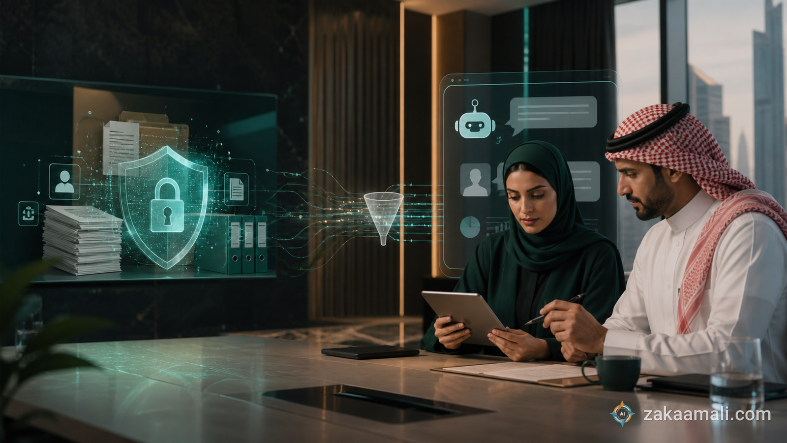 فريق سعودي يراجع خصوصية البيانات قبل رفع الملفات إلى DeepSeek