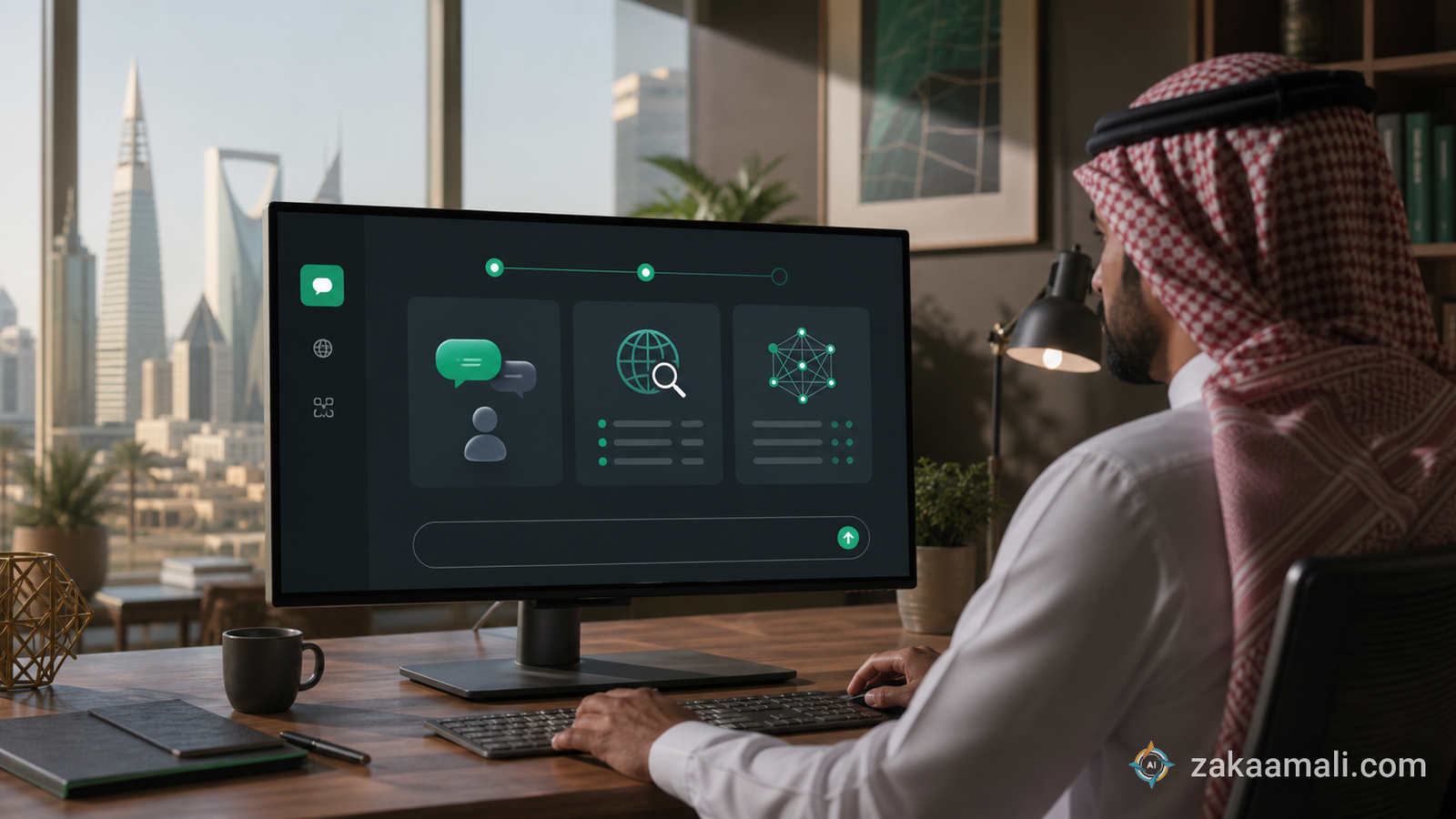 مستخدم سعودي يبدأ استخدام مساعد DeepSeek V4 للبحث والاستدلال بالعربية
