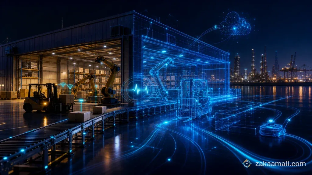 التوأم الرقمي والصيانة التنبؤية للمستودعات والمصانع الخليجية 2026: ابدأ بآلة واحدة