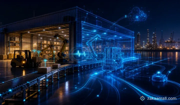 التوأم الرقمي والصيانة التنبؤية للمستودعات والمصانع الخليجية 2026: ابدأ بآلة واحدة