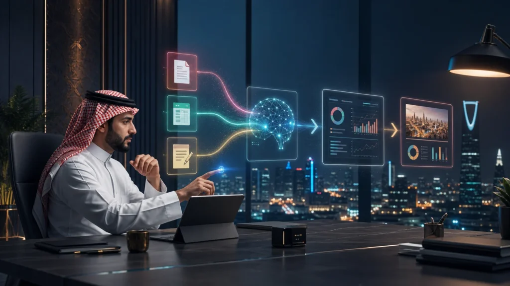 Kimi AI بالعربي 2026: حوّل ملفات PDF وExcel إلى عروض وتقارير احترافية مجاناً
