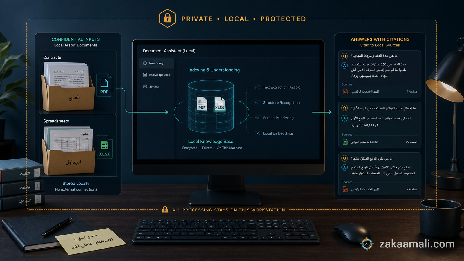 Ollama مع مستندات الشركة سير عمل بحث محلي في مستندات الشركة باستخدام Ollama وRAG